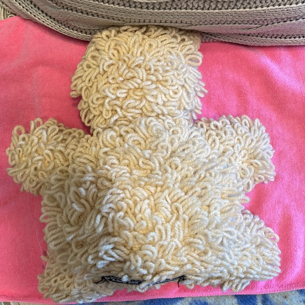 Handwoven TIRO YA DIATLA Lobatse-Botswana Bear with passport - Picture 6 of 12